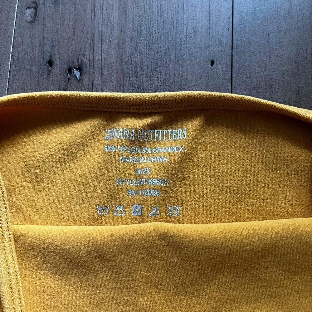 Zenana Outfitters Mustard Strappy Tank Top - Picture 3 of 5